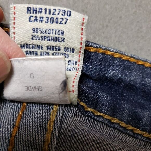 True Religion jeans with thick stitch embroidered pockets skinny size 29 - Picture 9 of 16